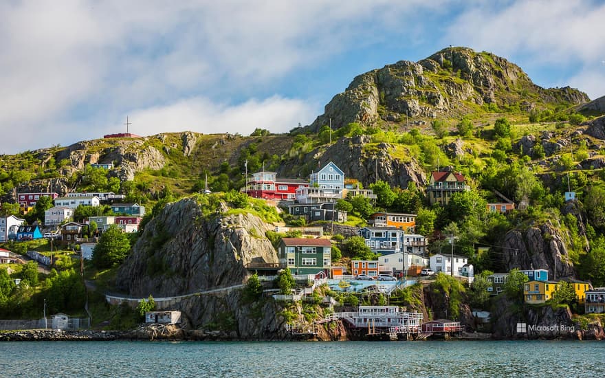 Slopes of Signal Hill in St. John's Newfoundland and Labrador