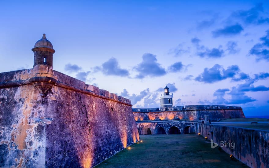 Castillo San Felipe del Morro in Old San Juan, Puerto Rico