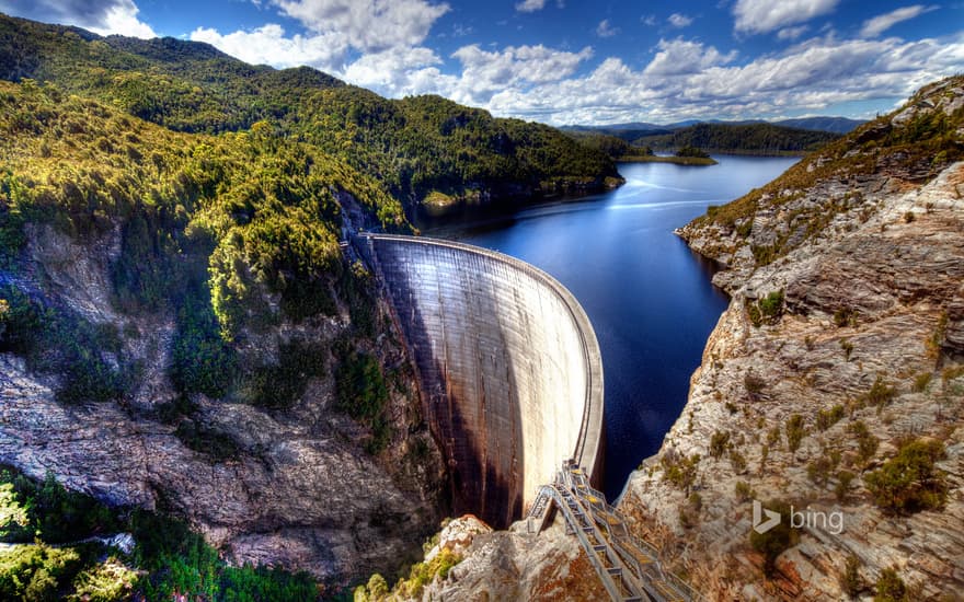 Gordon Dam, Tasmania, Australia