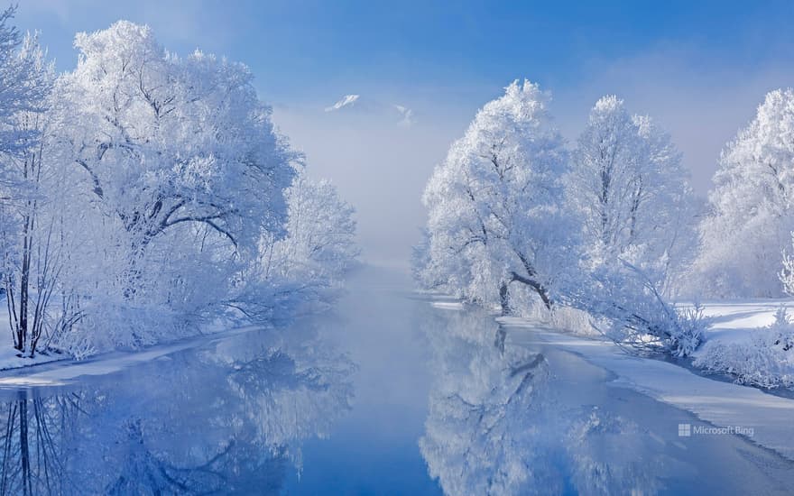 Kochelsee and Heimgarten mountain, Bavaria, Germany