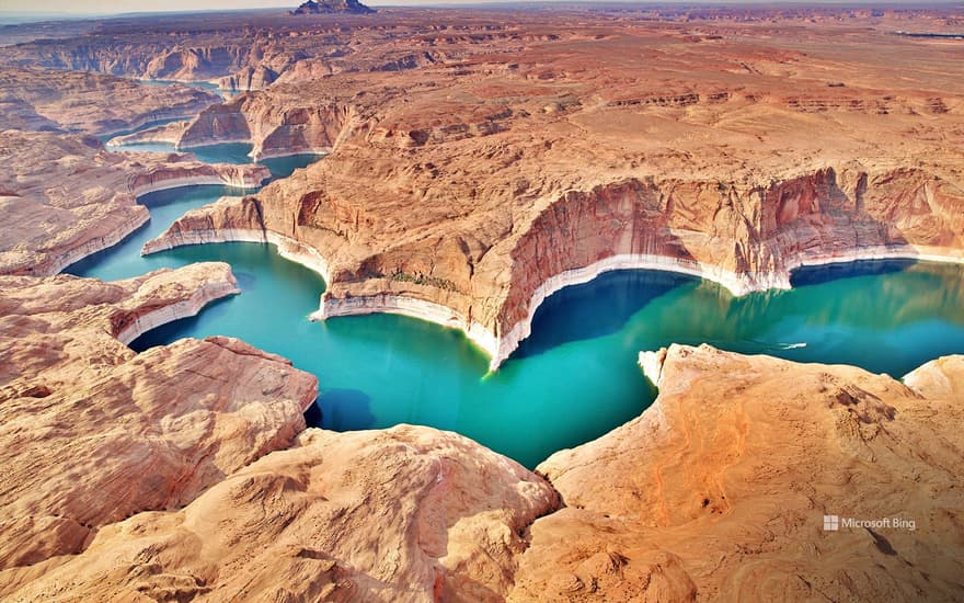 Lake Powell on the Colorado River, USA