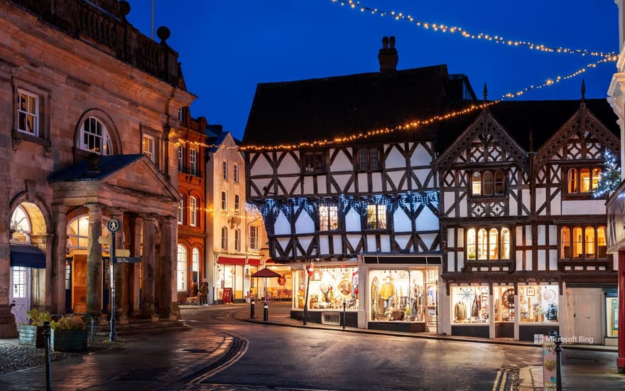 Christmas Lights, Ludlow, Shropshire