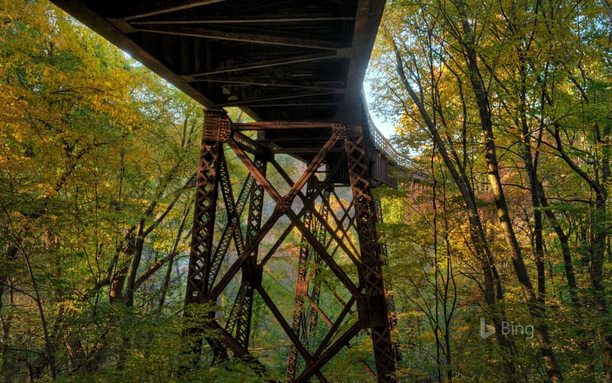 Rosendale Trestle, Rosendale, New York, USA