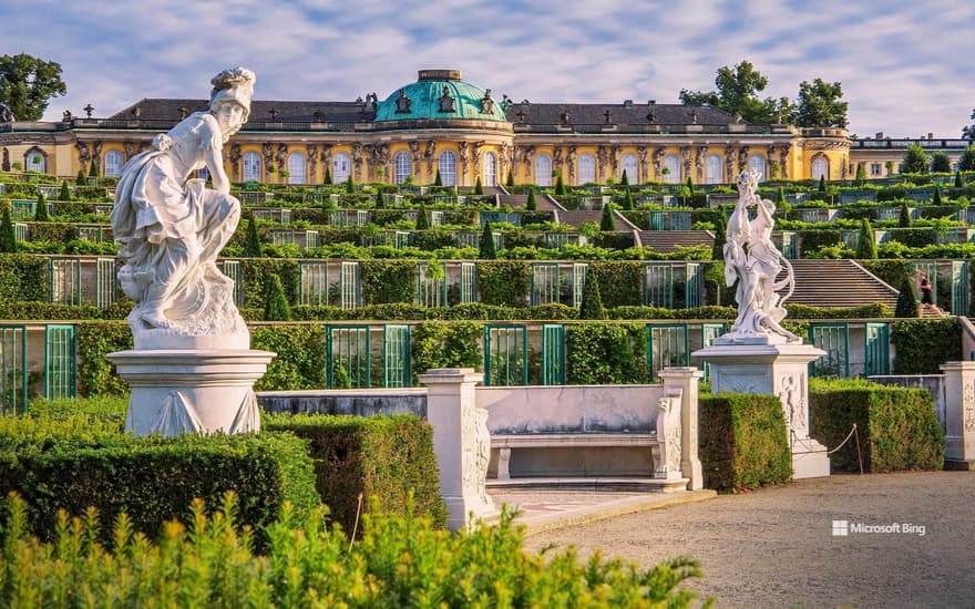 Sanssouci Palace, Palace Park, Potsdam, Brandenburg