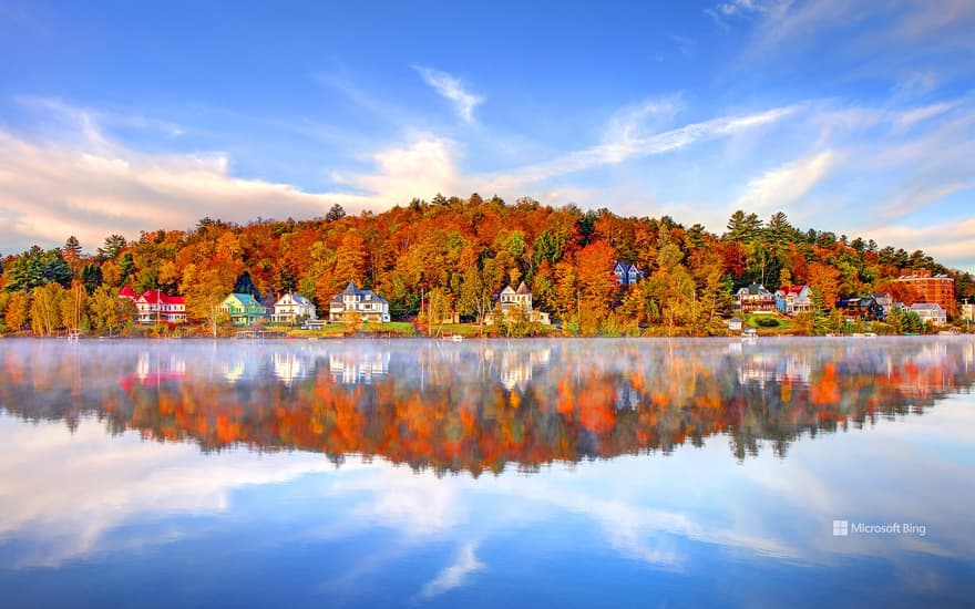 Village of Saranac Lake, Adirondack Mountains, New York, United States