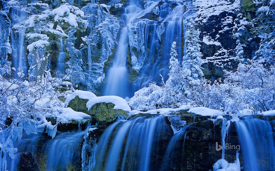 Tangle Creek Falls, Jasper National Park, Alberta, Canada