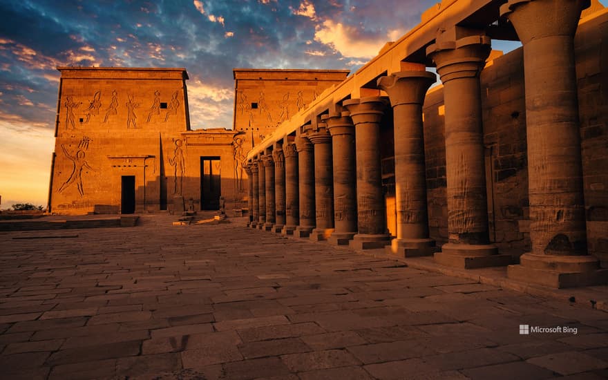 Temple of Philae (aka Temple of Isis), Aswan, Egypt