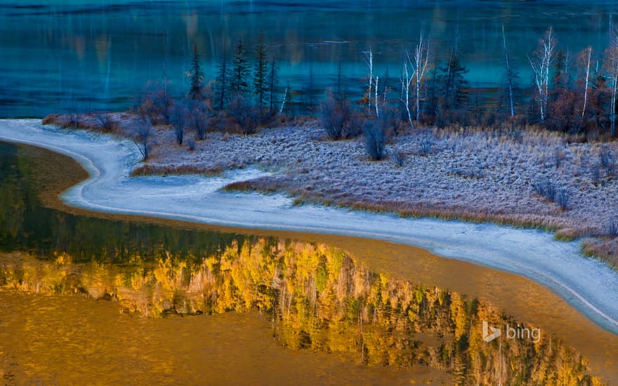 Kanas National Nature Reserve in Xinjiang Province, China