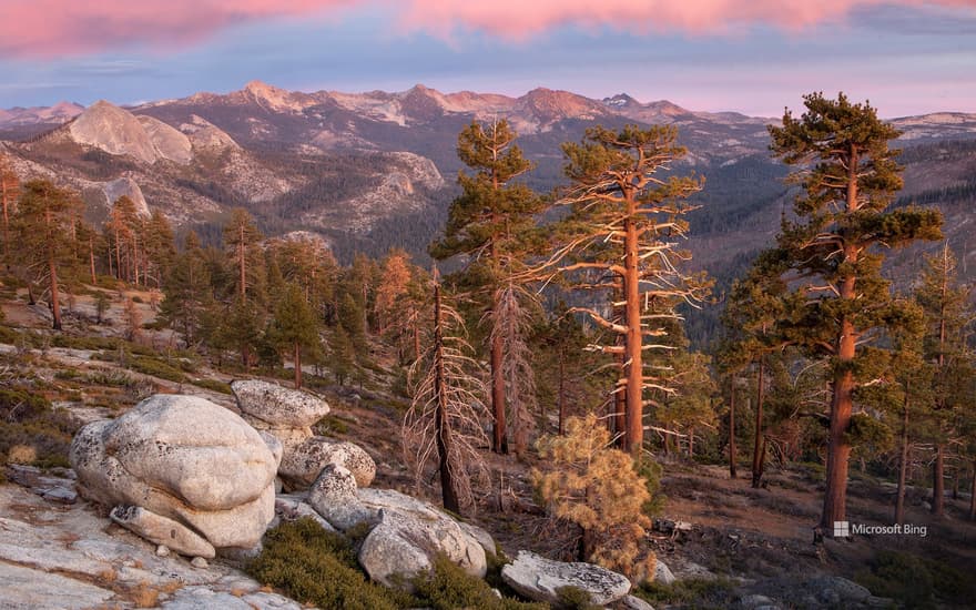 Clark Range, Sierra Nevada, Yosemite National Park, California, United States